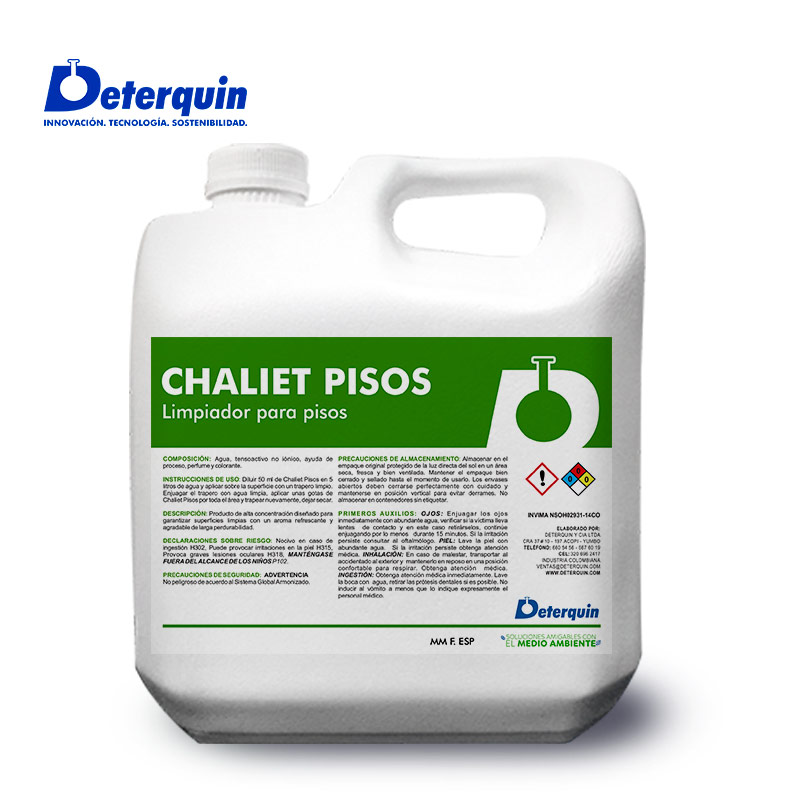 Deterquin Chaliet Pisos MM F. Esp Floral 3,75 Kg