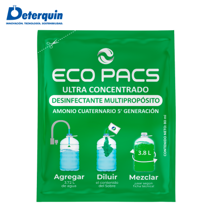 Deterquin Eco Pacs Desinfectante Multiusos 80 ml