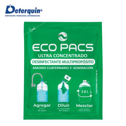 sachet Eco Pacs institucional desinfectante odour free
